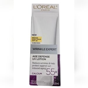 L'Oreal Wrinkle Expert 55+ Age Defense UV Lotion Broad Spectrum SPF 30